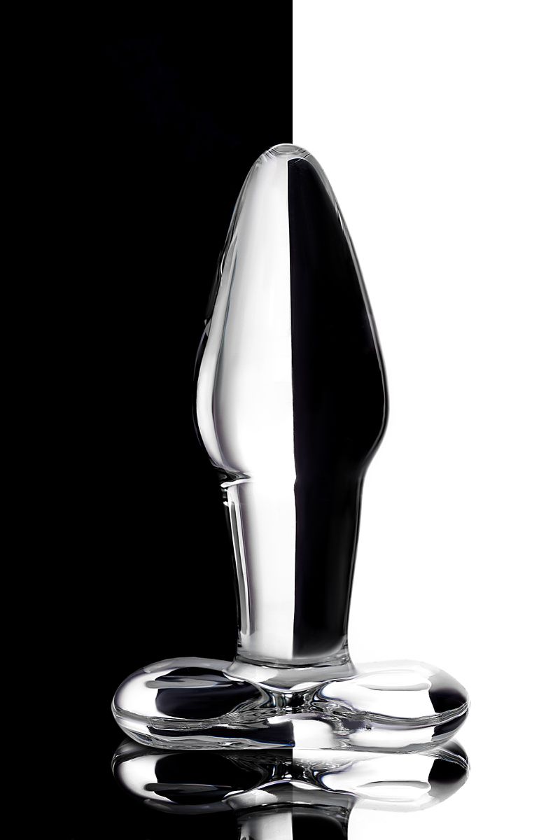 Изображение Sexus Glass Анальная втулка Sexus Glass, стекло, прозрачная, 10,5 см, Ø 3,5 см
