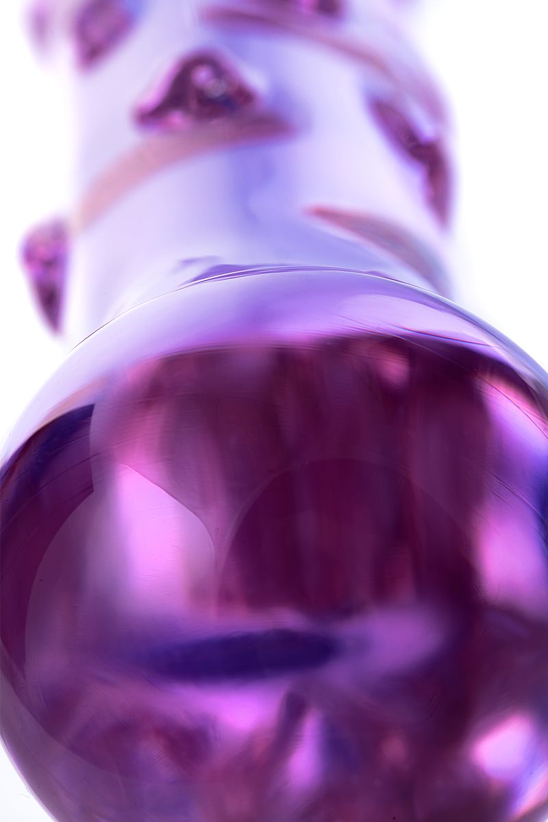 Sexus Glass Двусторонний фаллоимитатор Sexus Glass, стекло, фиолетовый, 19,5 см — купить в Минске Изображение Sexus Glass Двусторонний фаллоимитатор Sexus Glass, стекло, фиолетовый, 19,5 см