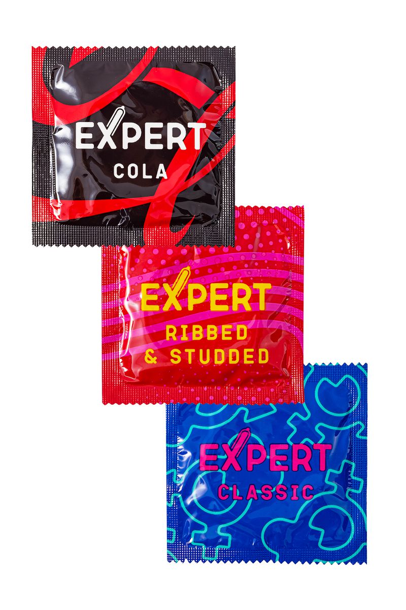 Изображение  Презервативы EXPERT Surprise Mix, секретный микс, 3шт