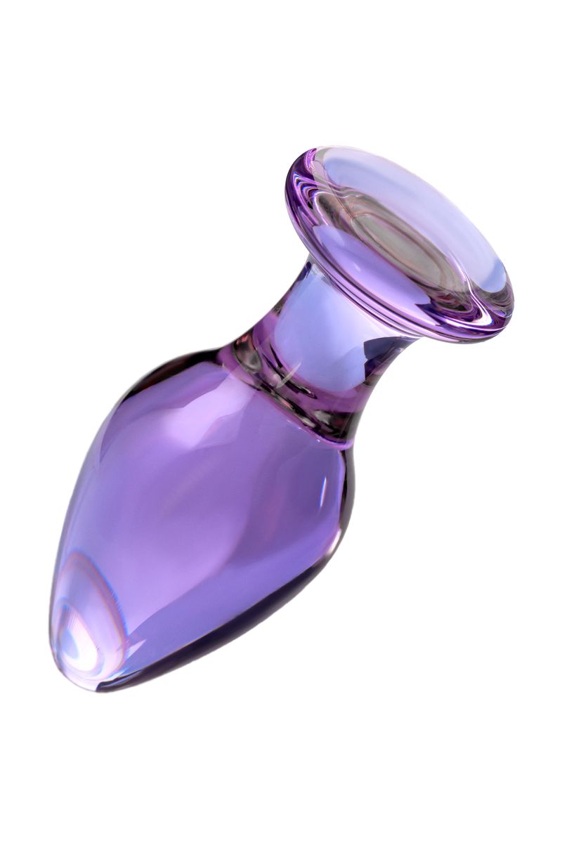 Изображение Sexus Glass Анальная втулка Sexus Glass, стекло, фиолетовая, 10 см, Ø 4 см