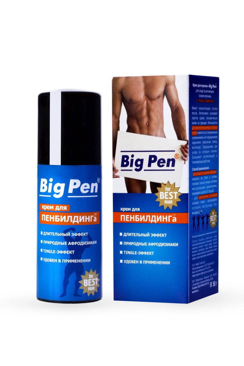 Фото Биоритм, Россия Крем для увеличения пениса Big Pen для мужчин, 50 г