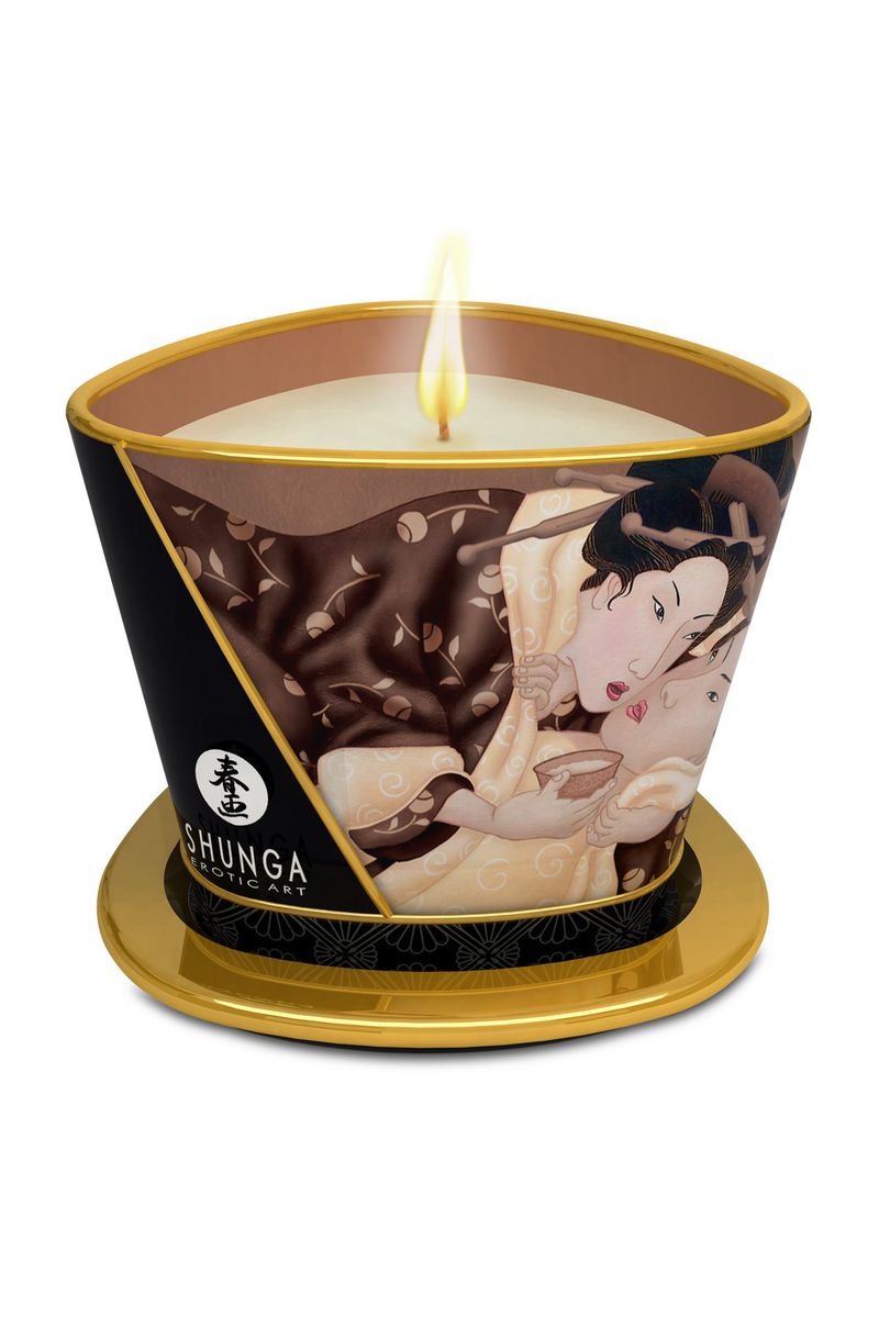 Фото Shunga, Канада Массажное аромамасло Shunga Excitation, шоколад, 170 мл.