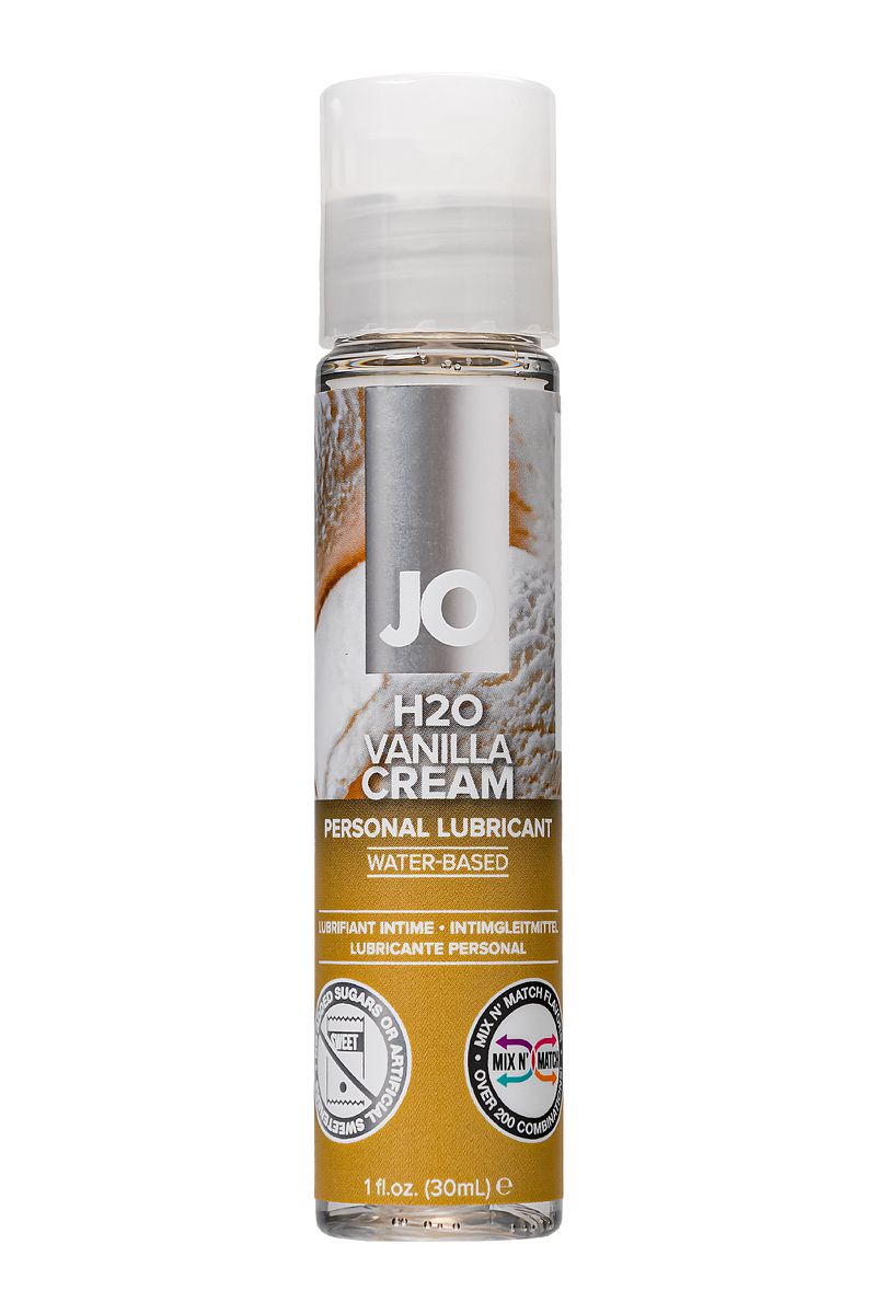 Фото System JO, США Съедобный лубрикант со вкусом ванили JO H2O Vanilla Cream, 30 мл