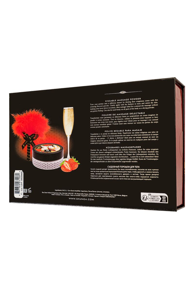 Фото Shunga, Канада Пудра для тела Shunga «Клубника», (Strawberry), 75 гр.