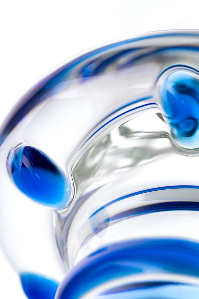 Фото Sexus Glass Двусторонний фаллоимитатор Sexus Glass, стекло, прозрачный, 22,5 см