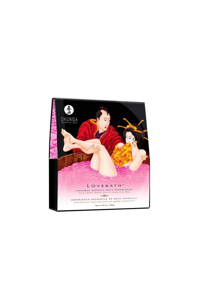 Изображение Shunga, Канада Порошок для принятия ванны Shunga серии LOVEBATH «Фрукты Дракона», розовый, 650 гр