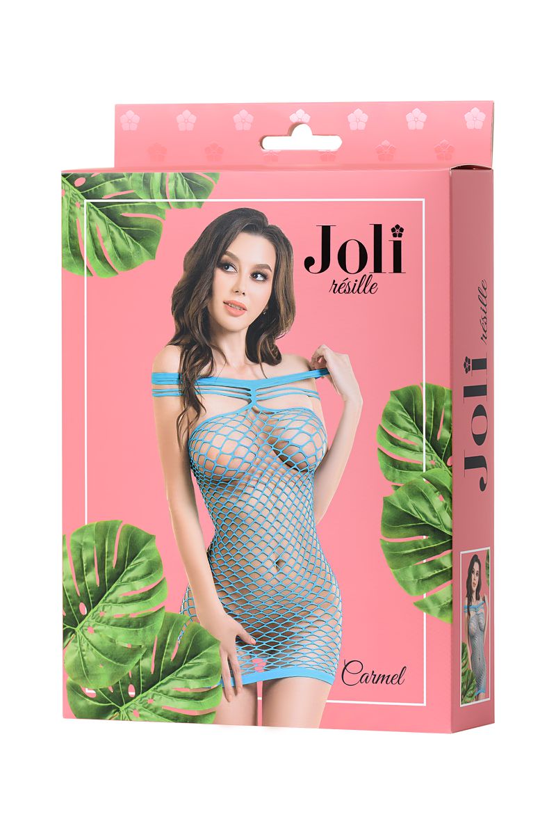 Фото Joli Платье-сетка Joli Carmel, голубой, S/M