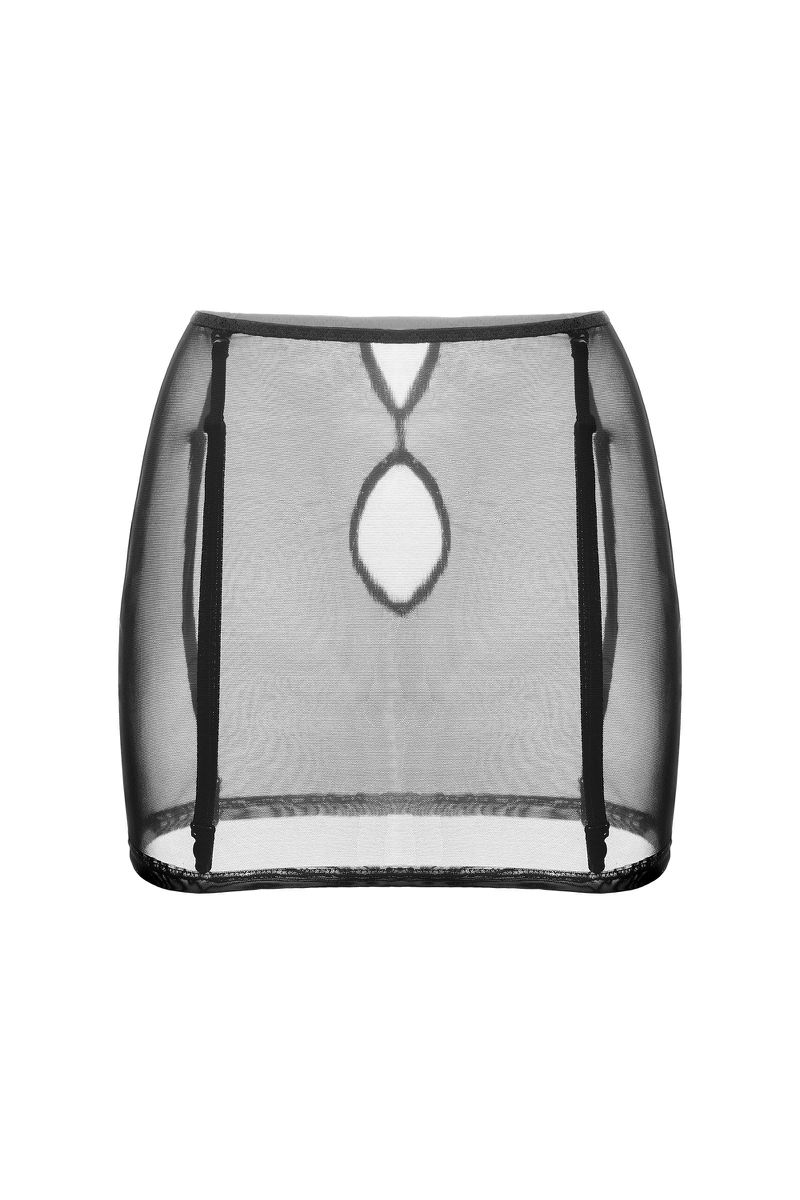 Фото Waname Apparel Юбка-пояс для чулок Waname Subtlety черная (42-44) в пакете