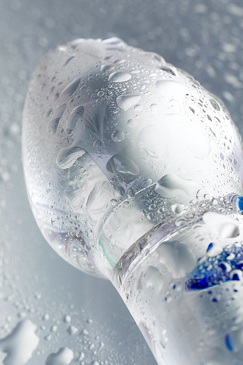 Фото Sexus Glass Двусторонний фаллоимитатор Sexus Glass, стекло, прозрачный, 20 см