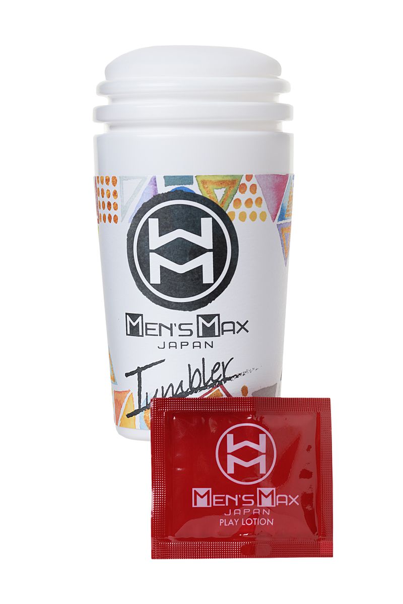 Фото MensMax Мастурбатор нереалистичный, Tumbler Square, MensMax, TPE, белый, 16.3 см