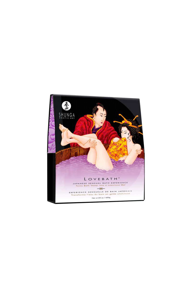 Shunga, Канада Порошок для принятия ванны Shunga серии LOVEBATH «Чувственный лотос», фиолетовый, 650 гр — купить в Минске Фото Shunga, Канада Порошок для принятия ванны Shunga серии LOVEBATH «Чувственный лотос», фиолетовый, 650 гр