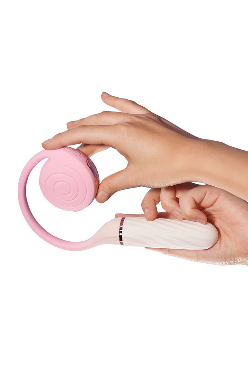 Вибратор с вакуумным стимулятором OTOUCH Lollipop Dual Stimulation, силикон, бело-розовый, 20 см — купить в Минске Фото Вибратор с вакуумным стимулятором OTOUCH Lollipop Dual Stimulation, силикон, бело-розовый, 20 см