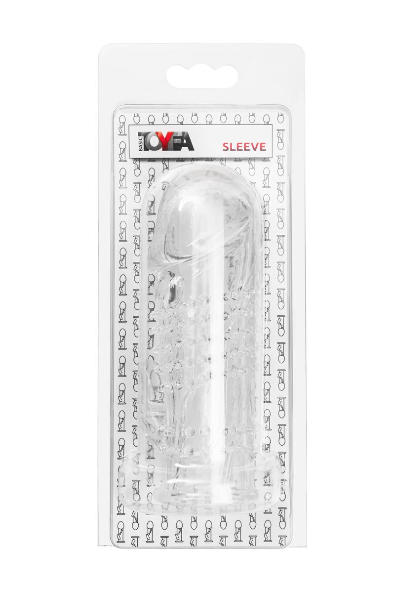 TOYFA Basic Насадка на пенис с дополнительной стимуляцией TOYFA Basic, TPE, прозрачный, 13 см — купить в Минске Фото TOYFA Basic Насадка на пенис с дополнительной стимуляцией TOYFA Basic, TPE, прозрачный, 13 см