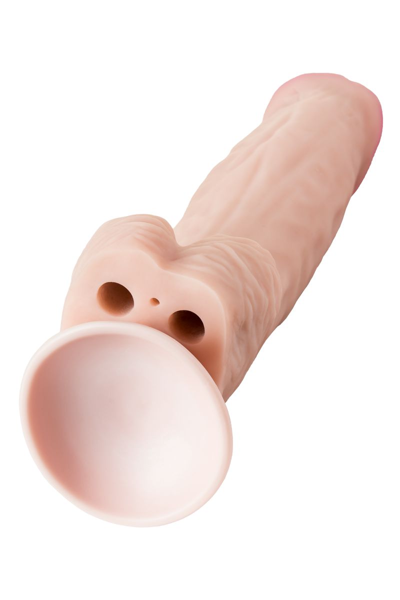 Фото Lovetoy, Китай Фаллоимитатор-гигант LoveToy, реалистичный, TPR, телесный, 33 см, Ø 6,9 см