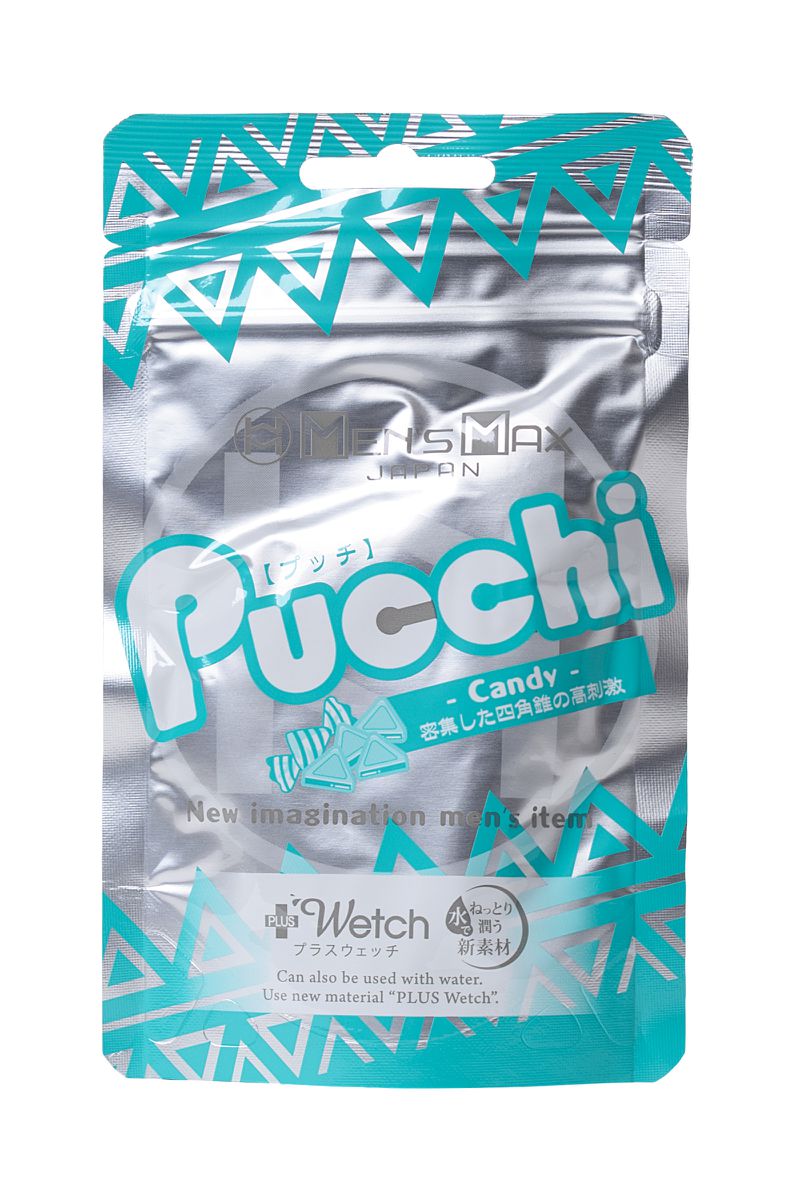 MensMax Мастурбатор нереалистичный MensMax Pucchi Candy, TPE, белый, 6,5 см