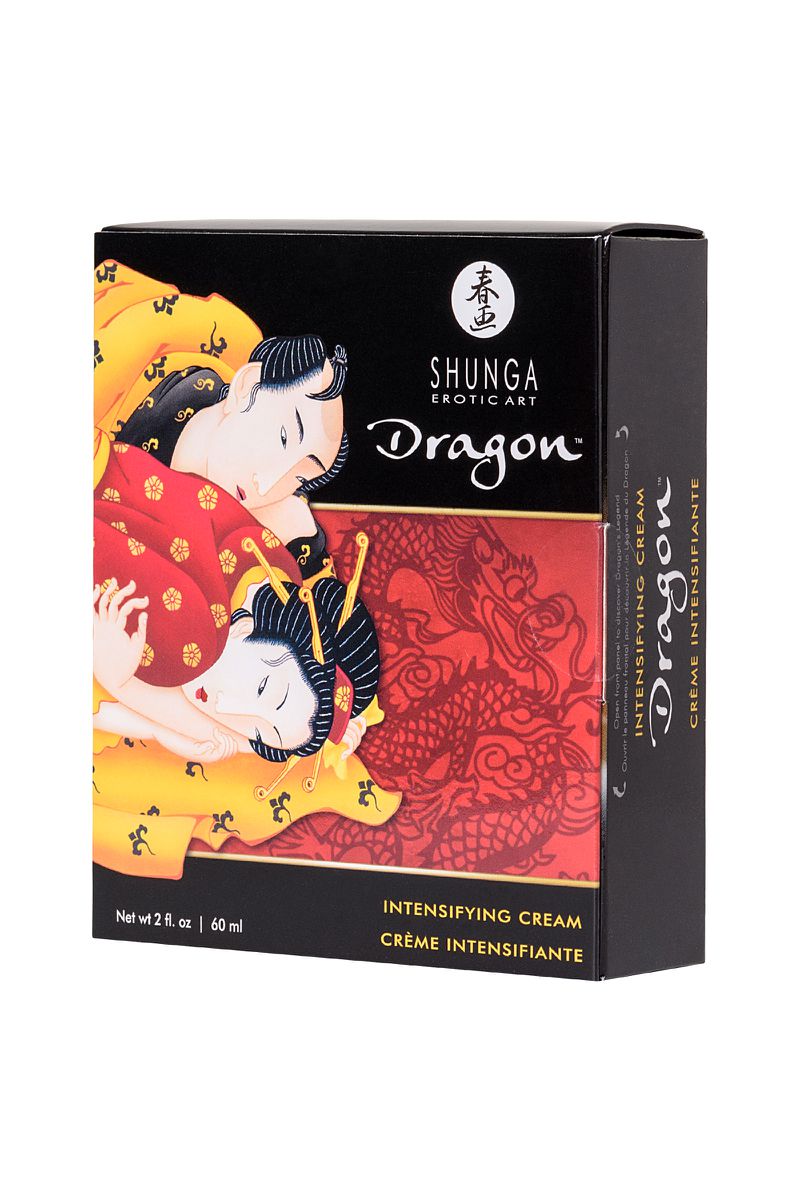Фото Shunga toys, Канада Интимный крем-лубрикант для мужчин Shunga «Дракон» (Dragon), эффект «ледяного огня», 60 мл