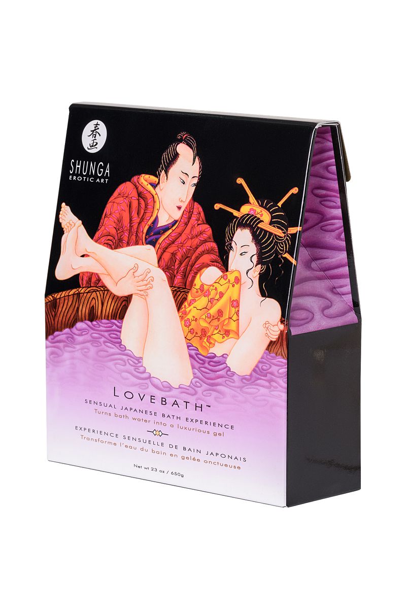 Shunga, Канада Порошок для принятия ванны Shunga серии LOVEBATH «Чувственный лотос», фиолетовый, 650 гр — купить в Минске Фото Shunga, Канада Порошок для принятия ванны Shunga серии LOVEBATH «Чувственный лотос», фиолетовый, 650 гр