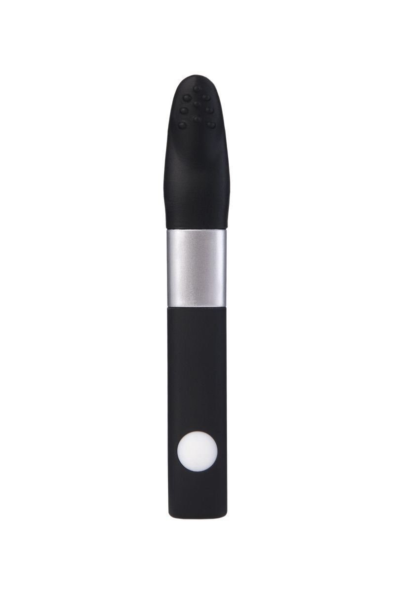 Фото TOYFA Basic Вибратор клиторальный Qvibry 8Gb USB памяти, силикон, черный, 12 см