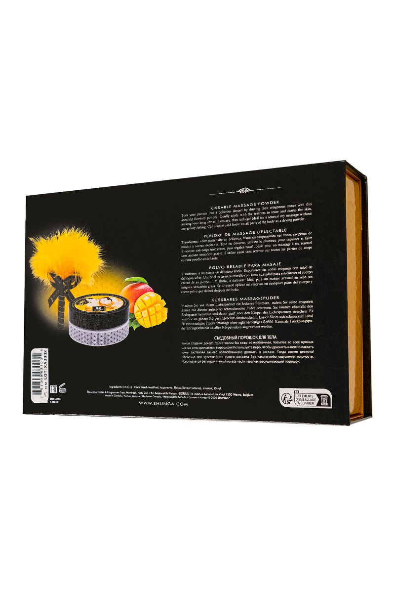 Фото Shunga, Канада Пудра для тела Shunga «Манго», (Mango), 75 гр.