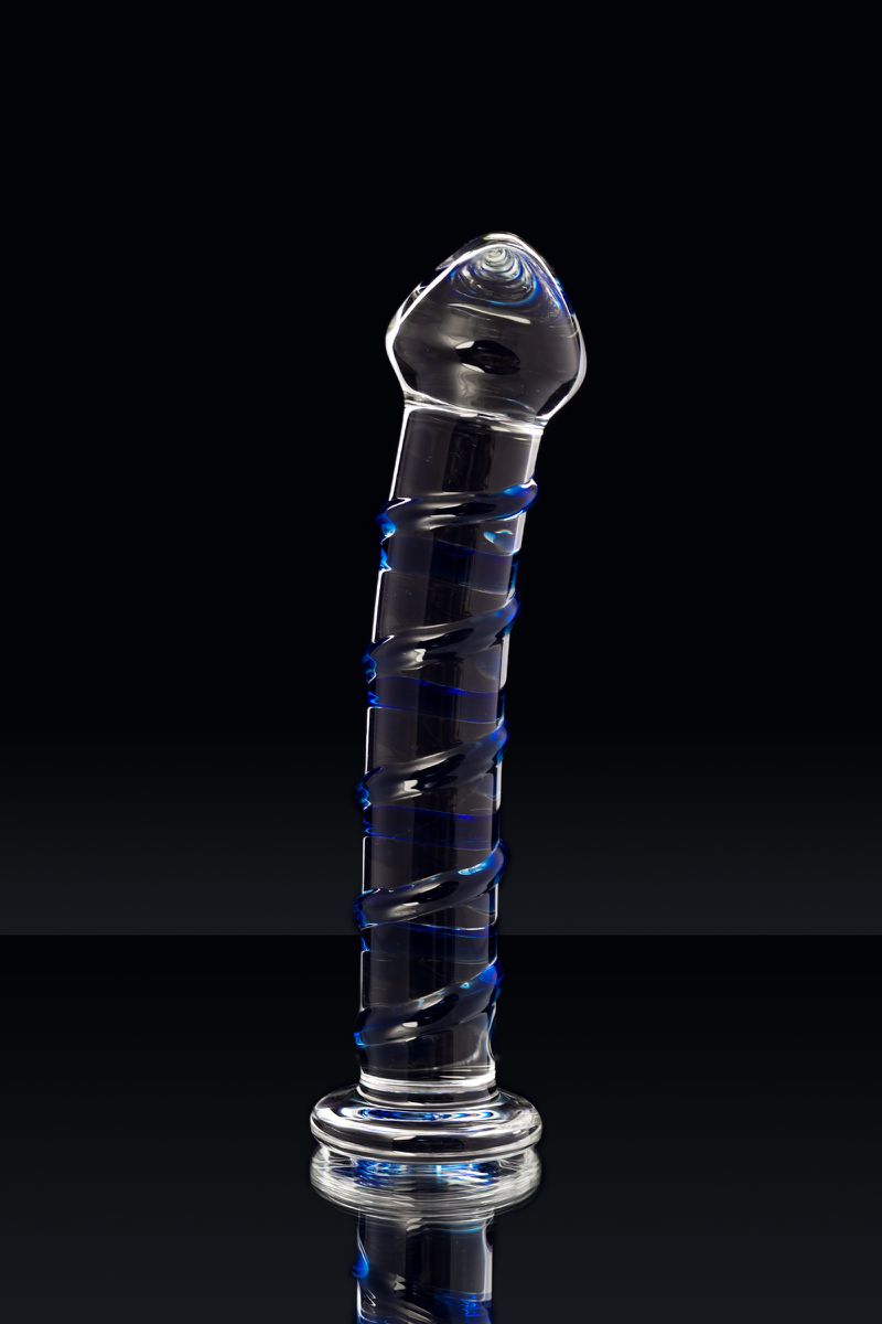 Фото Sexus Glass Нереалистичный фаллоимитатор Sexus Glass, стекло, прозрачный, 17 см