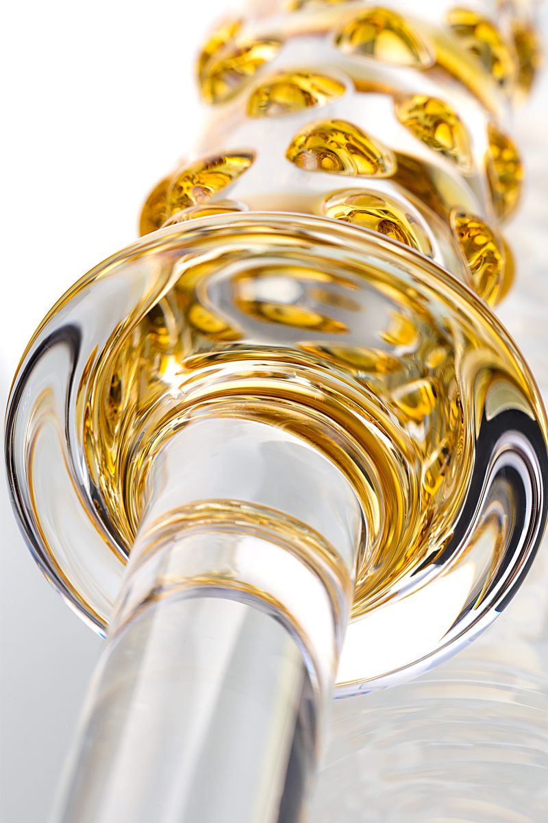Фото Sexus Glass Двусторонний фаллоимитатор Sexus Glass, стекло, прозрачный, 25 см