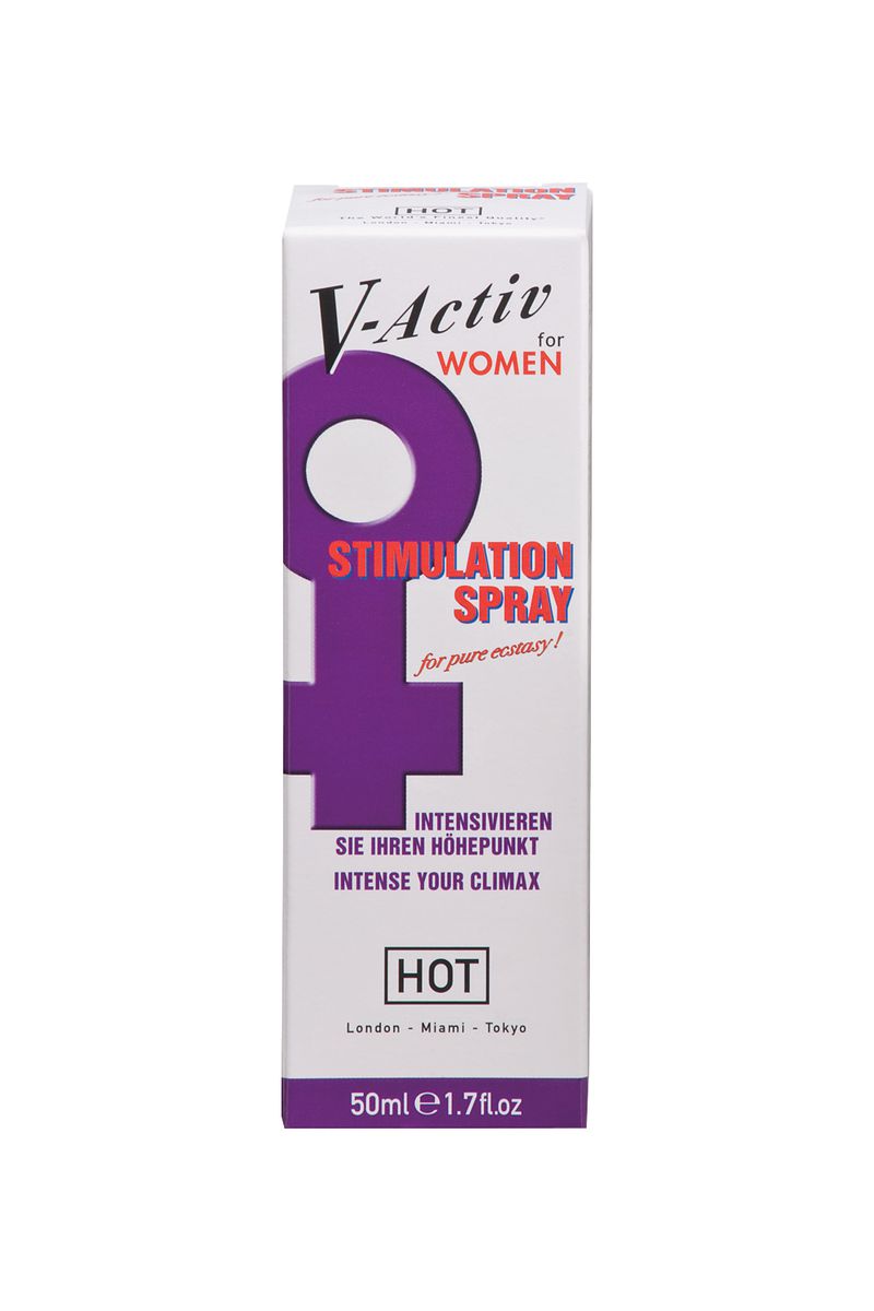 Изображение Hot Productions, Австрия Стимулирующий спрей для женщин HOT V-Active, 50 мл