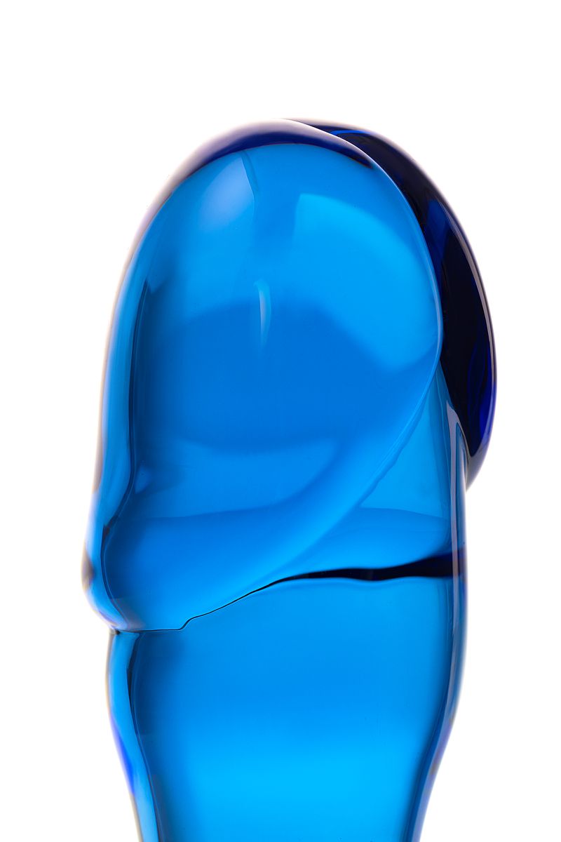 Изображение Sexus Glass Анальный фаллоимитатор Sexus Glass, стекло, синий, 13 см