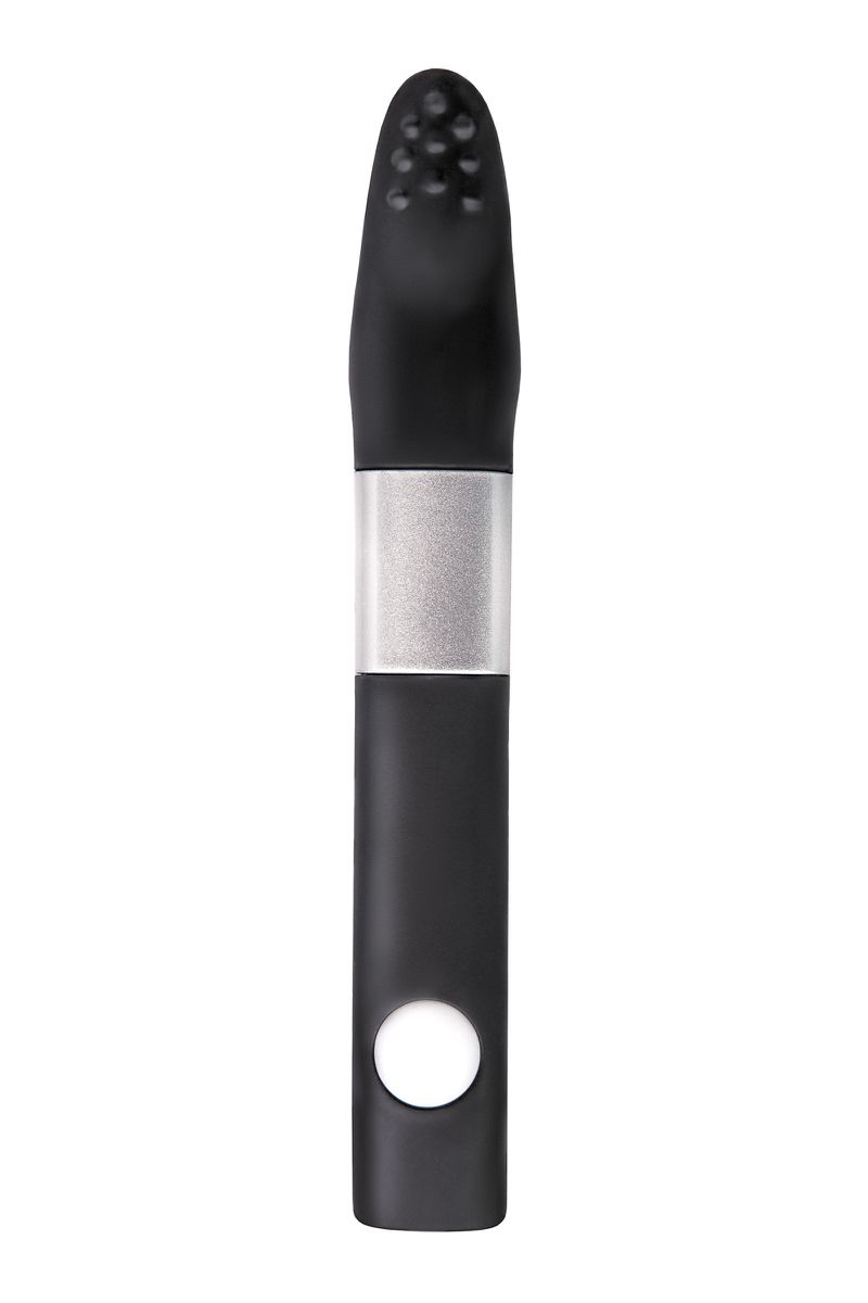 Фото TOYFA Basic Вибратор клиторальный Qvibry 8Gb USB памяти, силикон, черный, 12 см