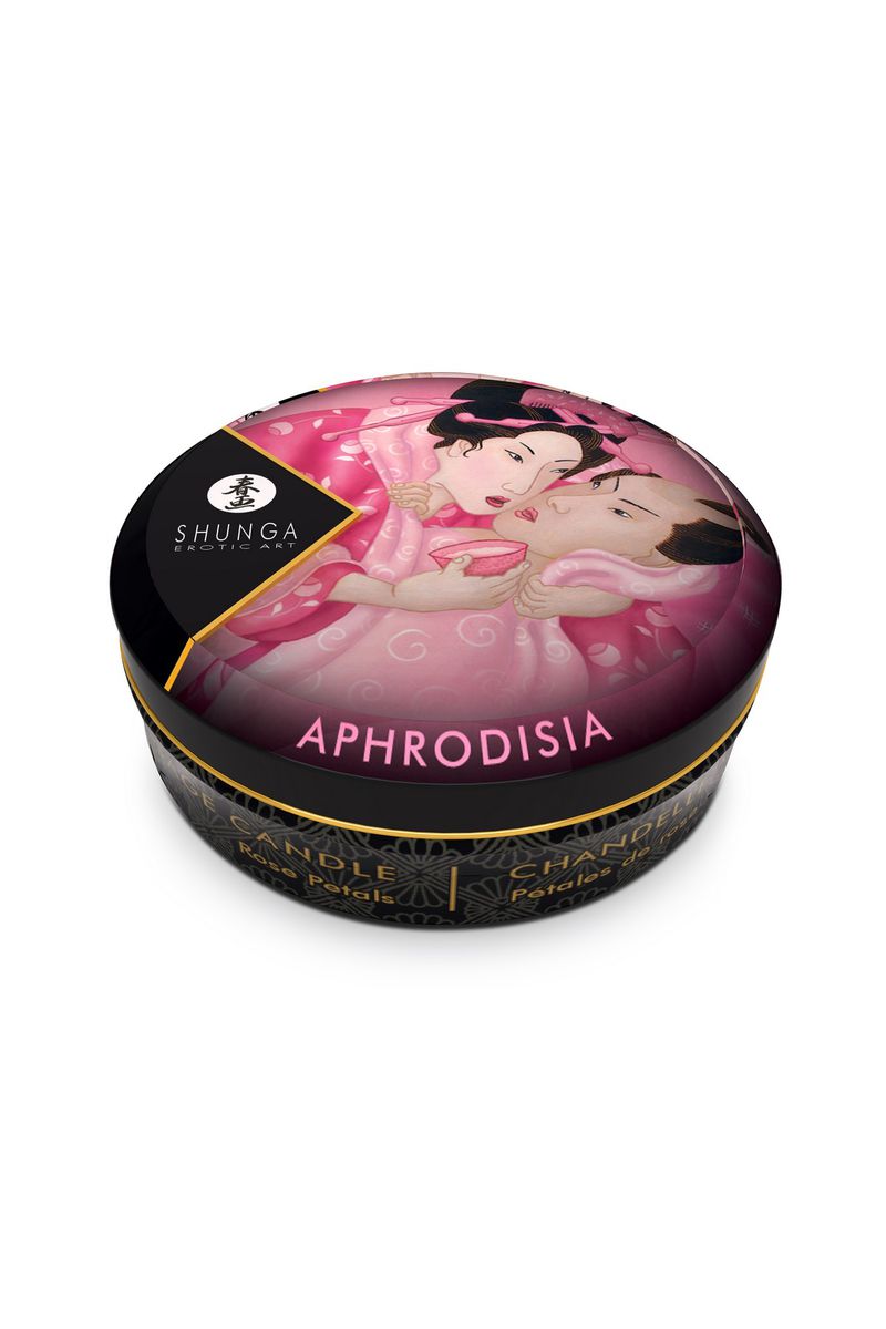 Фото Shunga, Канада Массажное аромамасло в виде свечи Shunga «Афродизия. Лепестки роз» (Aphrodisia. Rose Petals), 30 м