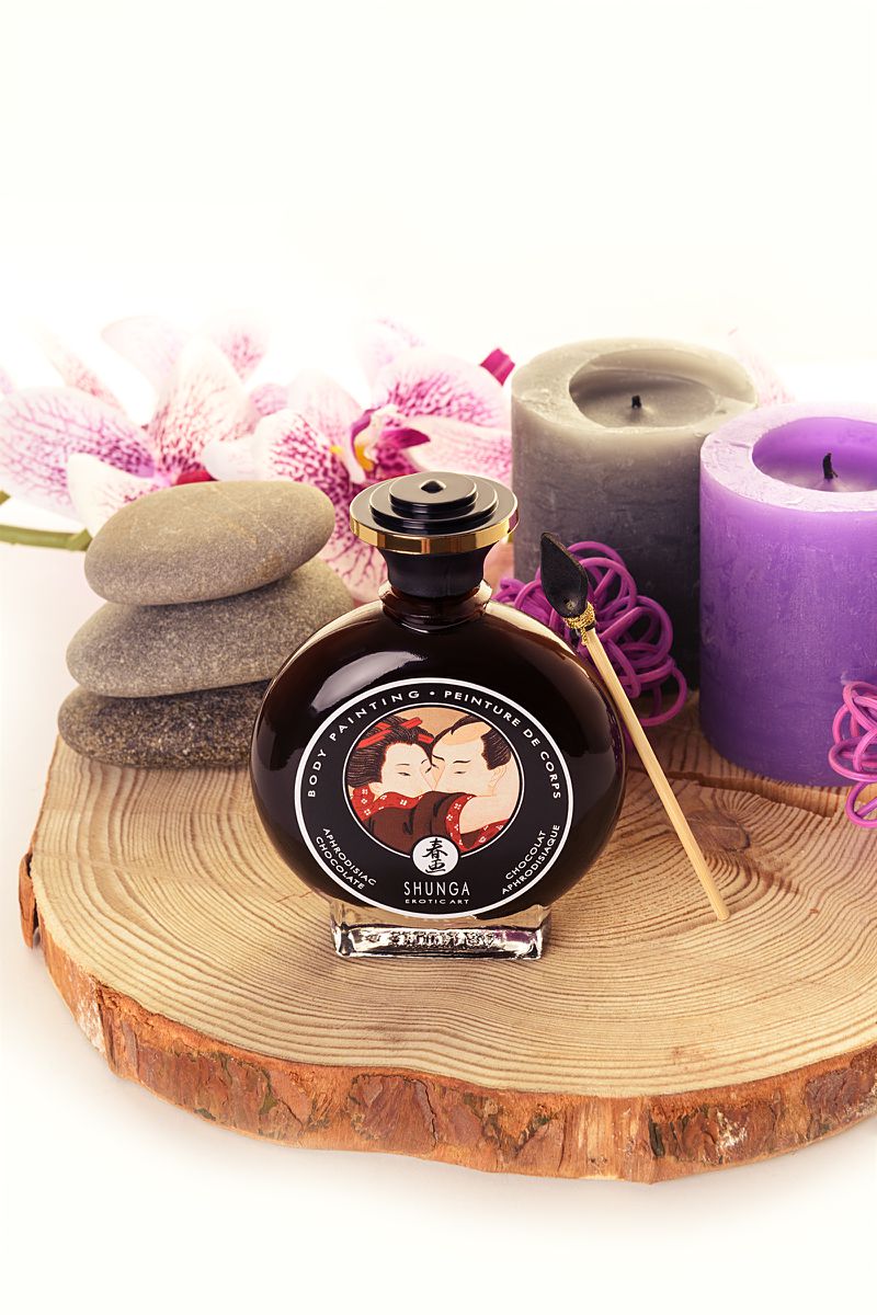 Фото Shunga, Канада Декоративная крем-краска для тела Shunga «Афродизия. Шоколад» (Aphrodisiac Chocolate), 100 мл