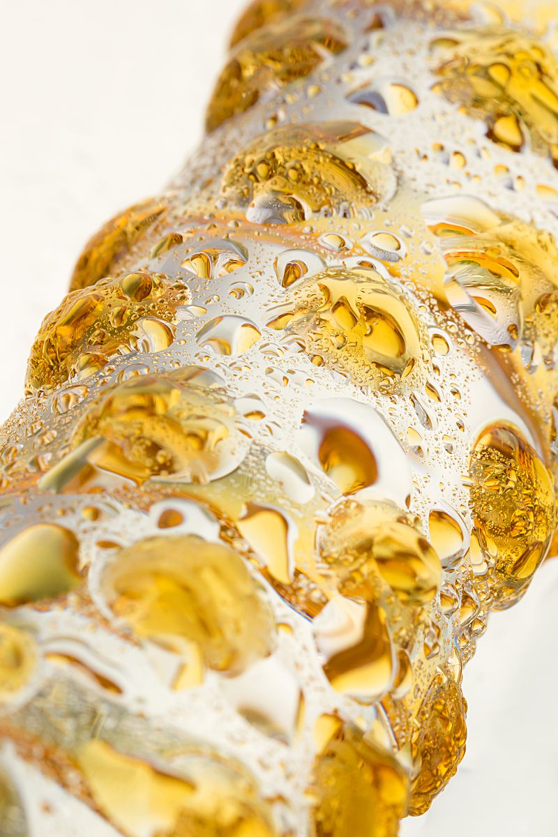 Фото Sexus Glass Двусторонний фаллоимитатор Sexus Glass, стекло, прозрачный, 25 см