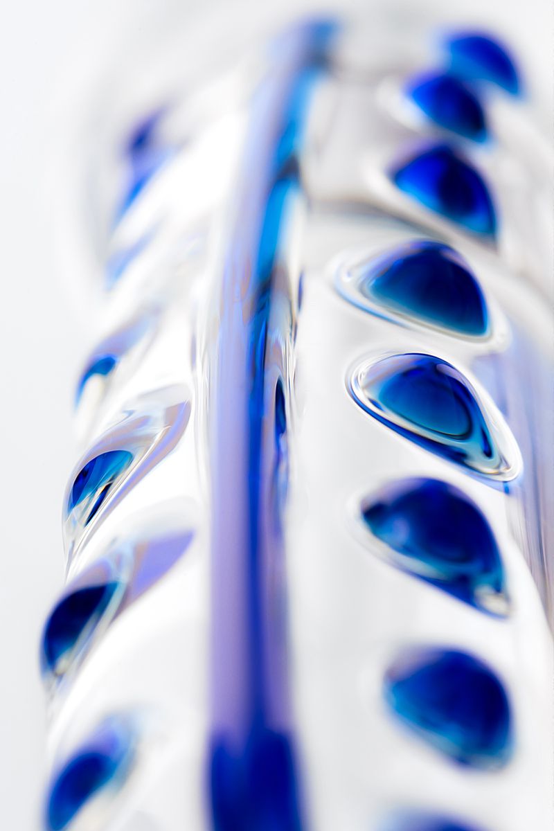 Фото Sexus Glass Двусторонний фаллоимитатор Sexus Glass, стекло, прозрачный, 20 см