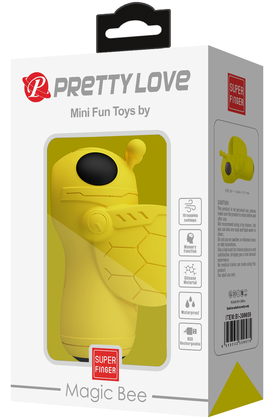 Фото Pretty Love, Китай Насадка на палец Pretty Love Magic Bee с вакуумно-волновой стимуляцией