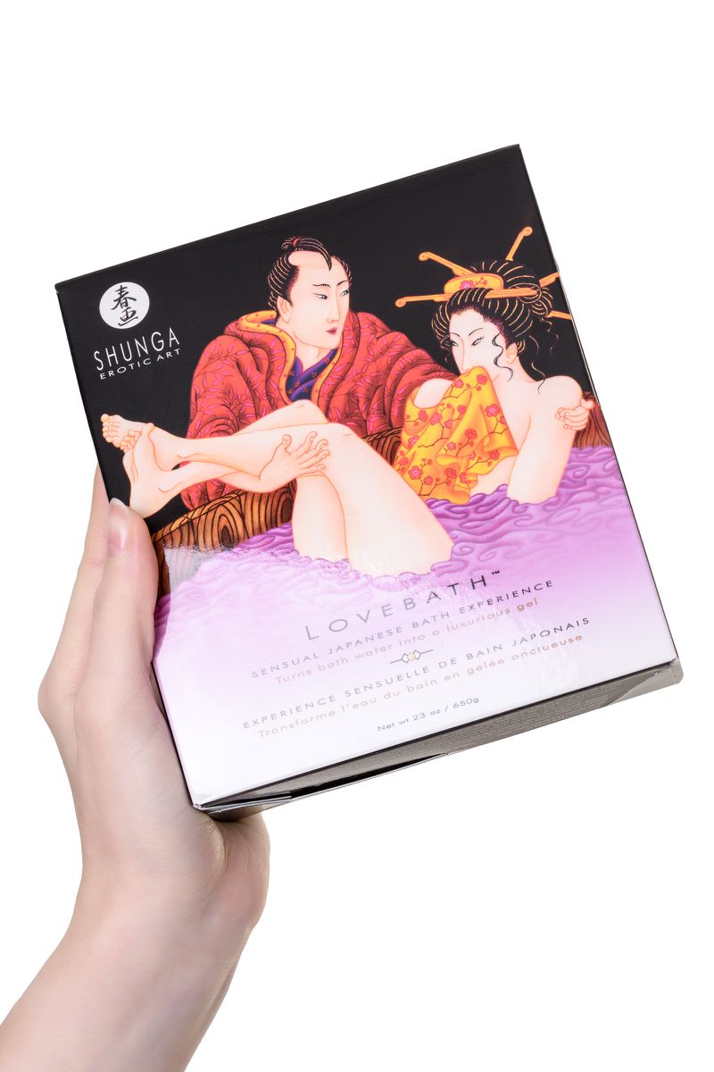 Shunga, Канада Порошок для принятия ванны Shunga серии LOVEBATH «Чувственный лотос», фиолетовый, 650 гр — купить в Минске Фото Shunga, Канада Порошок для принятия ванны Shunga серии LOVEBATH «Чувственный лотос», фиолетовый, 650 гр