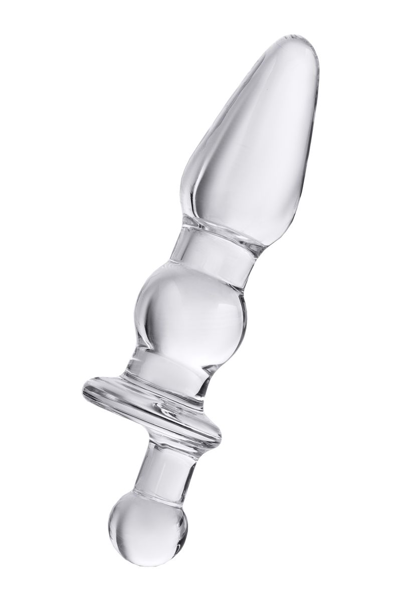 Фото Sexus Glass Анальная втулка Sexus Glass, стекло, прозрачная, 17 см, Ø 3,5 см