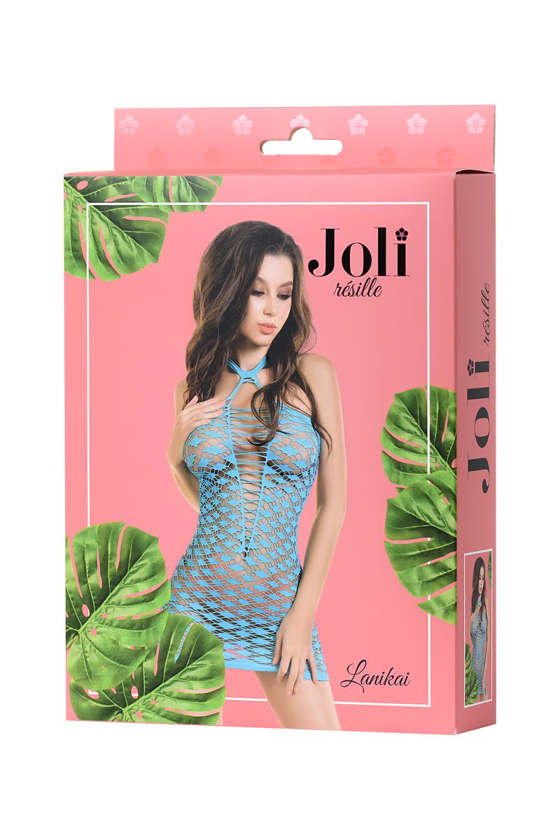 Фото Joli Платье-сетка Joli Lanikai, голубой, S/M