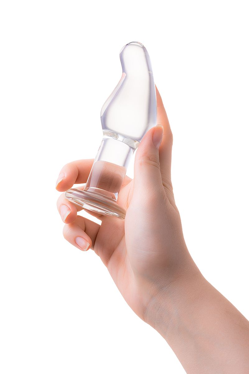 Фото Sexus Glass Анальная втулка Sexus Glass, стекло, прозрачная, 14,5 см, Ø 4 см