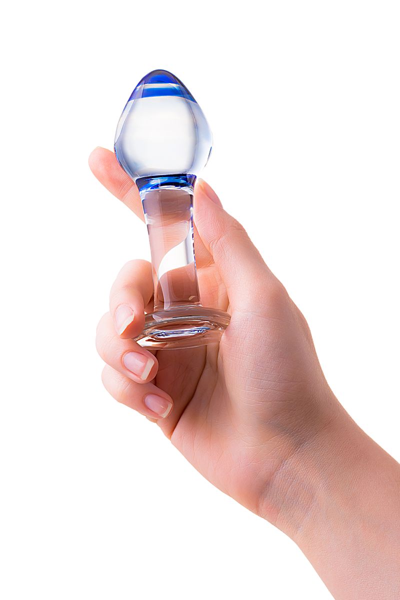 Изображение Sexus Glass Анальная втулка Sexus Glass, стекло, прозрачная, 11,5 см, Ø 4 см