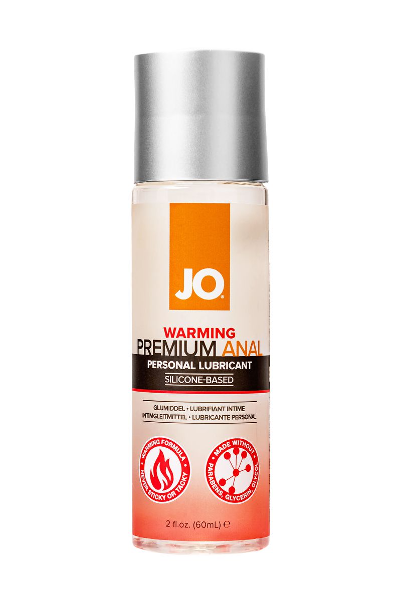Фото System JO, США Анальный лубрикант на силиконовой основе JO Premium WARMING, разогревающий, 60 мл