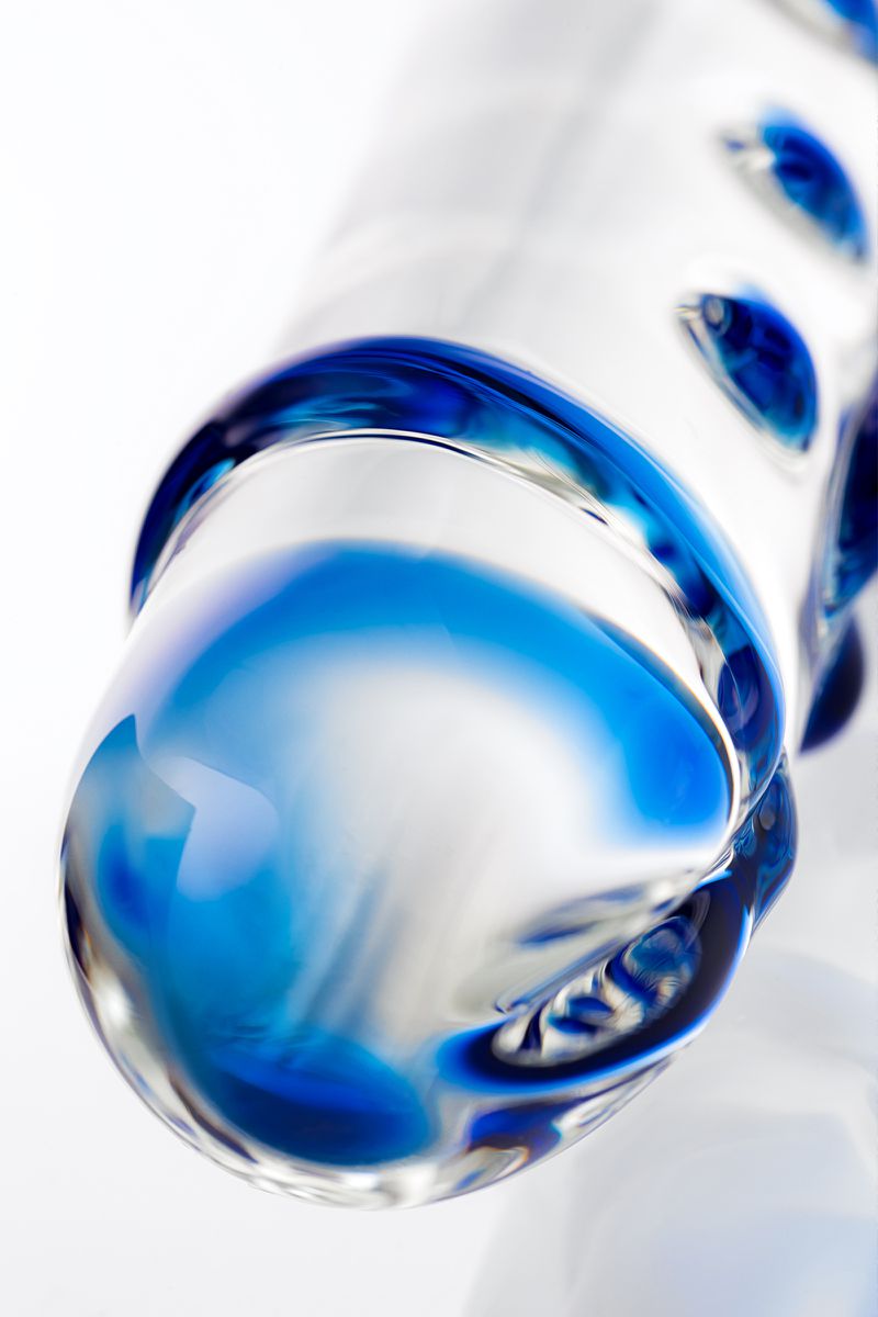 Фото Sexus Glass Двусторонний фаллоимитатор Sexus Glass, стекло, прозрачный, 20 см