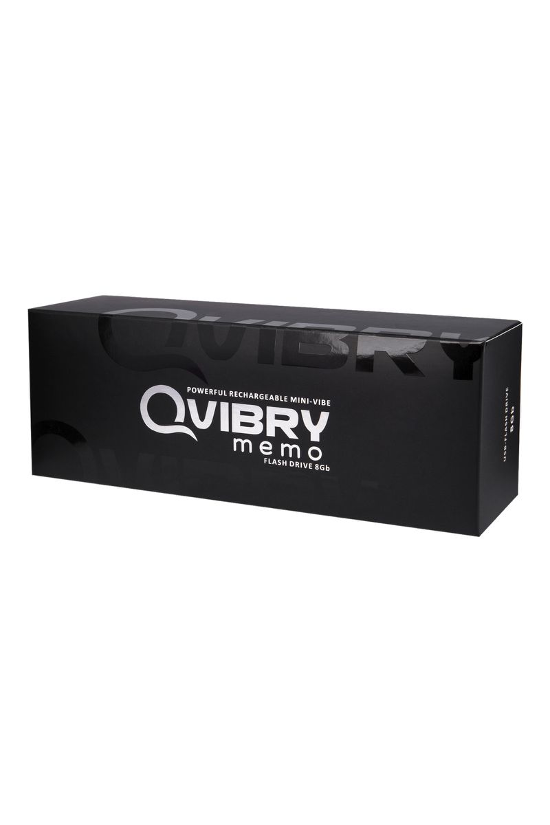 Фото TOYFA Basic Вибратор клиторальный Qvibry 8Gb USB памяти, силикон, черный, 12 см