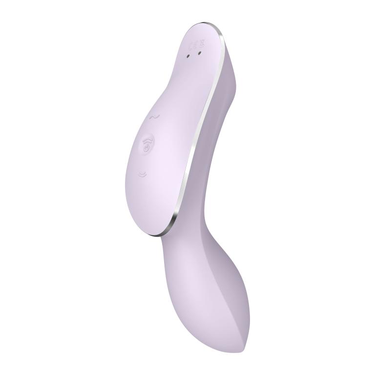 Satisfyer, Германия Вакуумно-клиторальный вибромассажер Curvy Trinity 2 (фиолетовый)