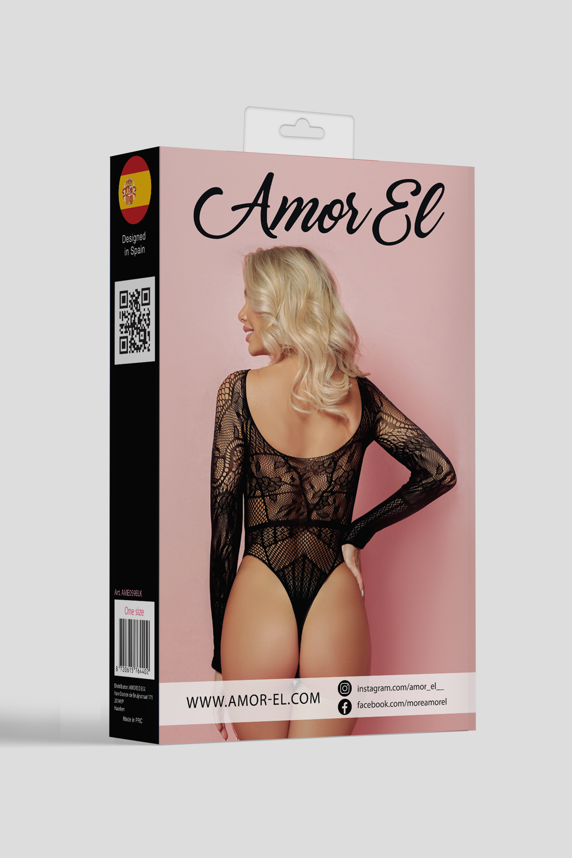 Amor EL, Испания Боди Amor EL ажурный (S/L)