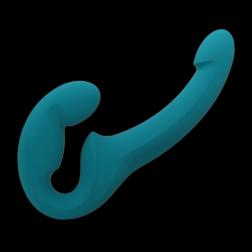 Fun Factory, Германия Анатомический безремневой страпон FF SHARE LITE (бирюзовый)/25501 Fun Factory, Германия Анатомический безремневой страпон FF SHARE LITE (бирюзовый)/25501