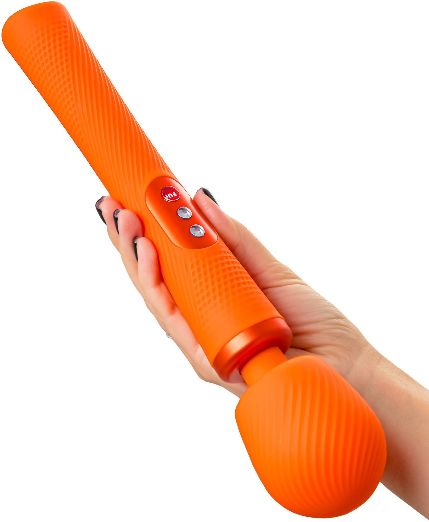 Fun Factory, Германия Мощнейший вибромассажер FF VIM VIBRATING WAND, оранжевый. 10000