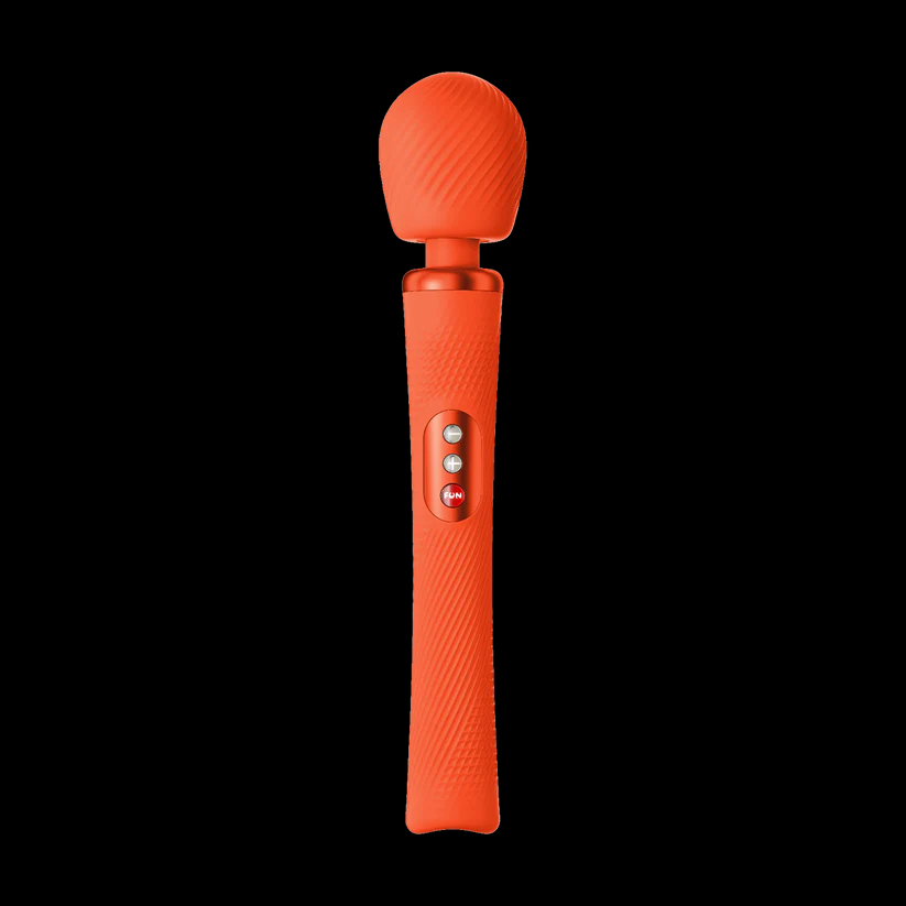 Fun Factory, Германия Мощнейший вибромассажер FF VIM VIBRATING WAND, оранжевый. 10000