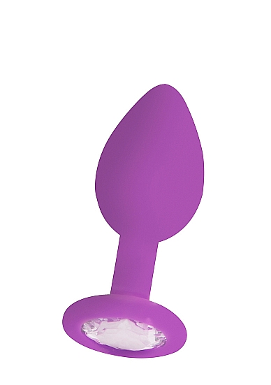 Shotsmedia, Голландия Анальная пробка с кристаллом Diamond Butt Plug (Medium)