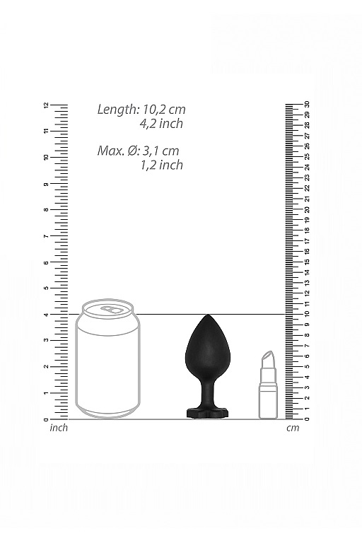 Shotsmedia, Голландия Анальная пробка с кристаллом Lucky Diamond Butt Plug Shotsmedia, Голландия Анальная пробка с кристаллом Lucky Diamond Butt Plug