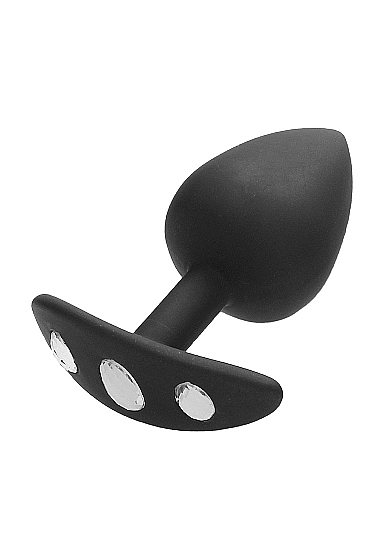 Shotsmedia, Голландия Анальная пробка для ношения с кристаллом  Diamond Butt Plug With Handle