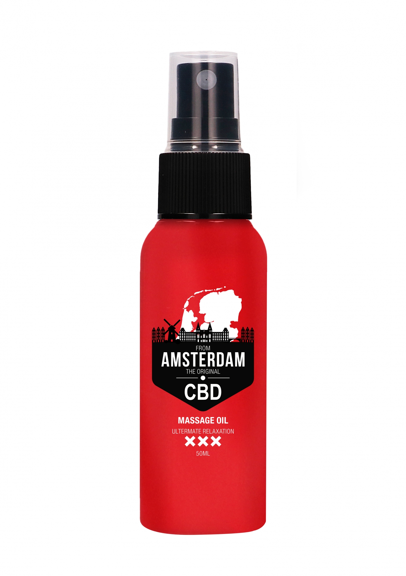 Shotsmedia, Голландия Массажное масло CBD from Amsterdam - 50 ml